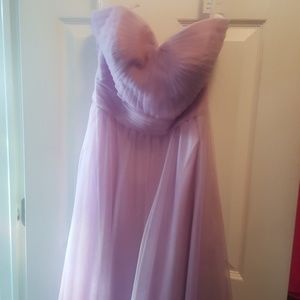 long bridal dress (lilac)